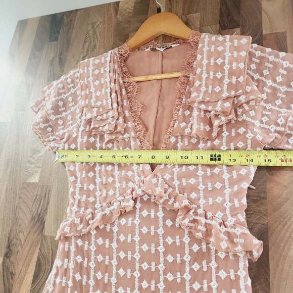 Walter Baker Santiago Embroidered Ruffle Dress‎ Size 0 - Picture 11 of 15